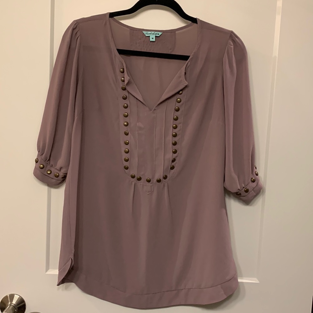 Sheer dressy top